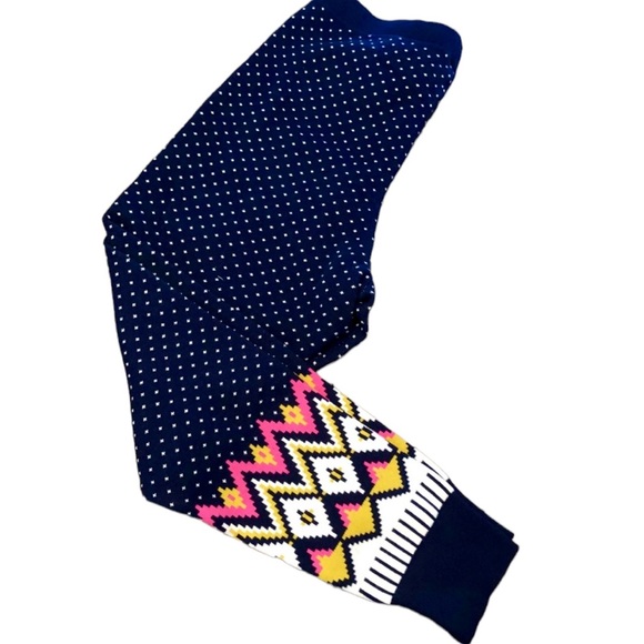 Old Navy | Fair Isle Sweater Leggings Colorful Cozy Lounge Size XXL - Picture 7 of 8